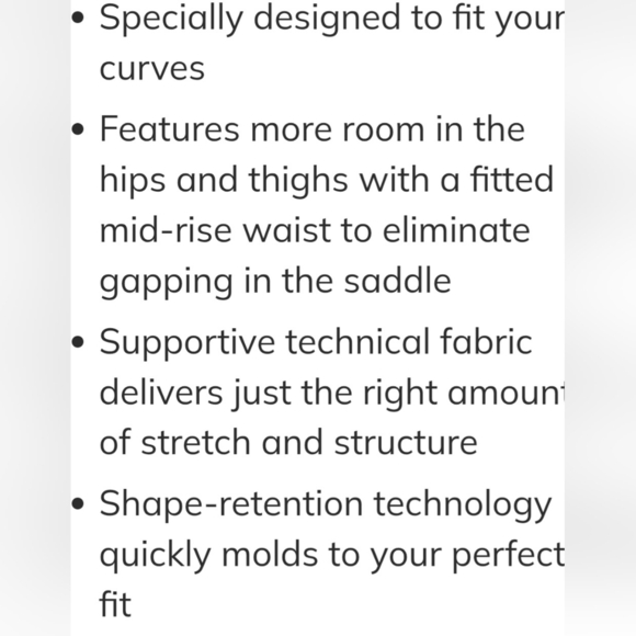 Piper by Smartpak evolution Curvy Breeches Full Seat Ladies size 30 - Picture 9 of 10